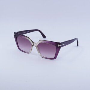 Tom Ford Winona FT1030 83Z Sunglasses Violet Square Frame, Violet Lenses